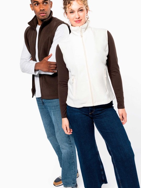 Laines polaires à personnaliser KARIBAN Bodywarmer micropolaire homme 