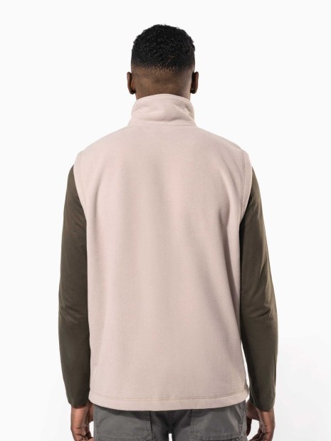 Laines polaires à personnaliser KARIBAN Bodywarmer micropolaire homme 