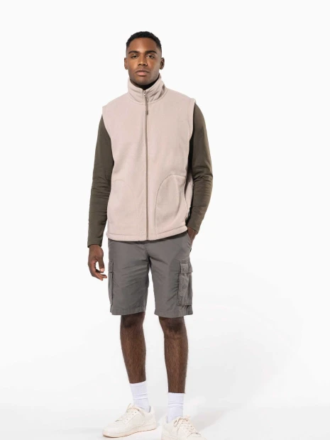 Laines polaires à personnaliser KARIBAN Bodywarmer micropolaire homme 
