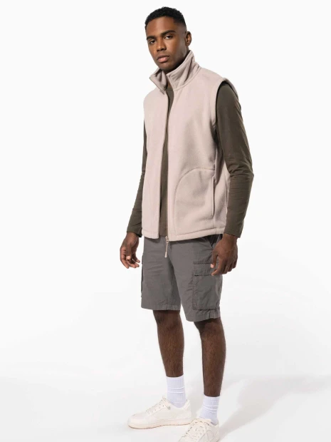 Laines polaires à personnaliser KARIBAN Bodywarmer micropolaire homme 