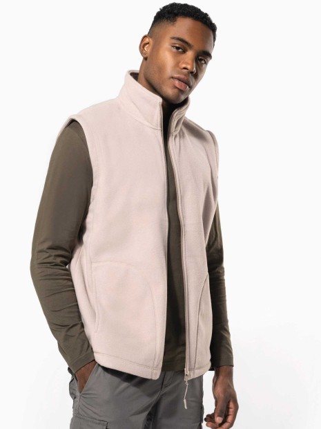 Laines polaires à personnaliser KARIBAN Bodywarmer micropolaire homme 