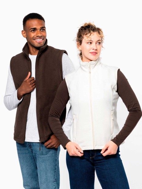 Laines polaires à personnaliser KARIBAN Bodywarmer micropolaire homme 