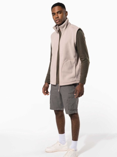 Laines polaires à personnaliser KARIBAN Bodywarmer micropolaire homme 