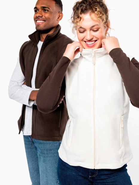 Laines polaires à personnaliser KARIBAN Bodywarmer micropolaire homme 