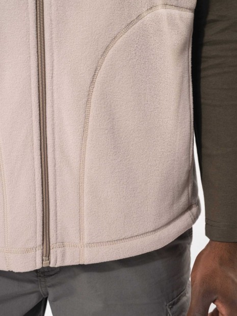 Laines polaires à personnaliser KARIBAN Bodywarmer micropolaire homme 