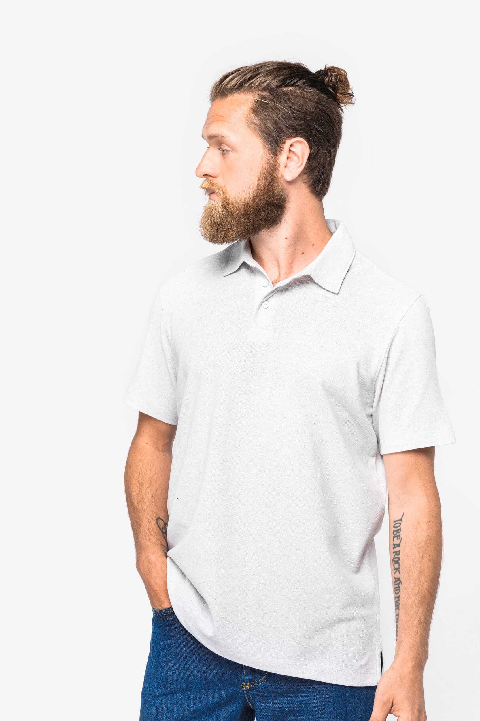 Polos personnalisable NATIVE SPIRIT Polo écoresponsable recyclé homme