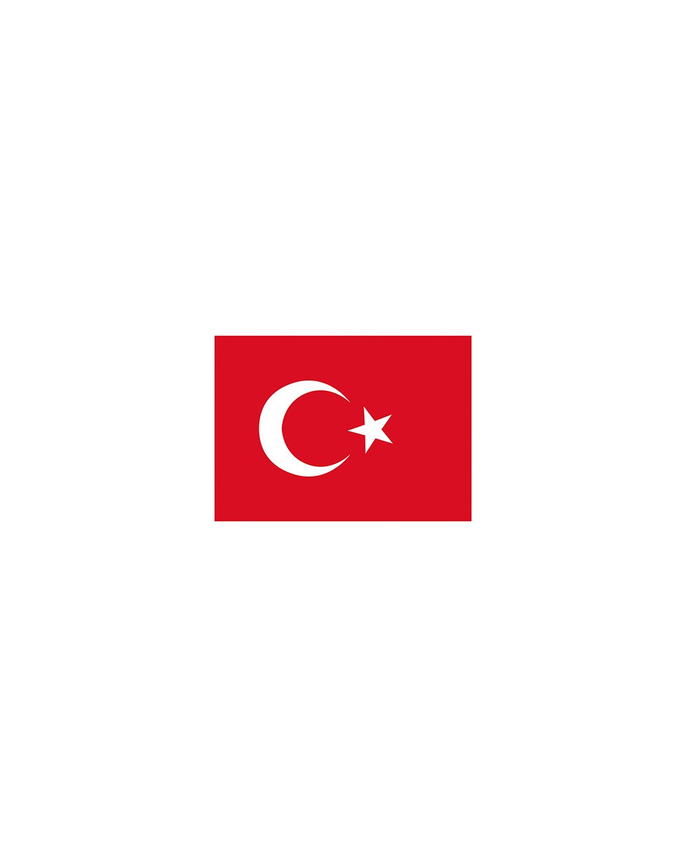 PRINTWEAR Flag Turkey Zubehör personalisierbar