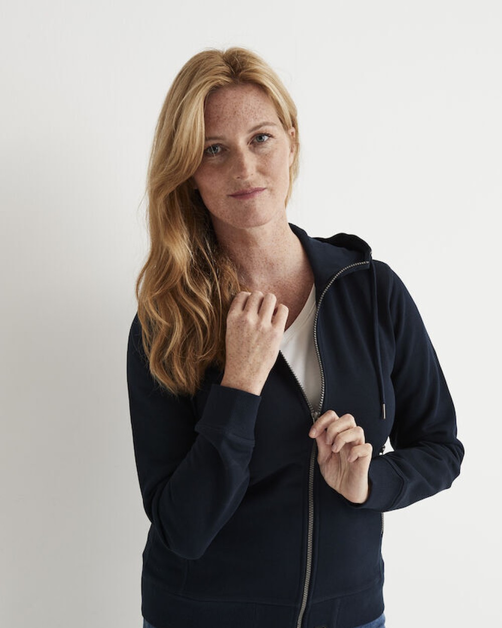 Sweat-shirts personnalisable COTTOVER F. TERRY FULL ZIP HOOD LADY - CERTIFIÉ GOTS