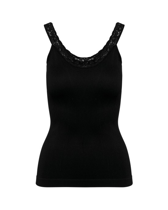 T-Shirts personnalisable Kariban Débardeur écoresponsable sans couture avec dentelle
