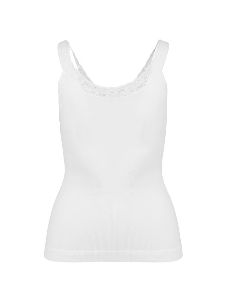 KARIBAN Débardeur écoresponsable sans couture avec dentelle /api/colors/7a92cd2d-10d2-40b4-928b-296bb7487506 personnalisable