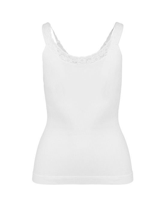 T-Shirts personnalisable Kariban Débardeur écoresponsable sans couture avec dentelle