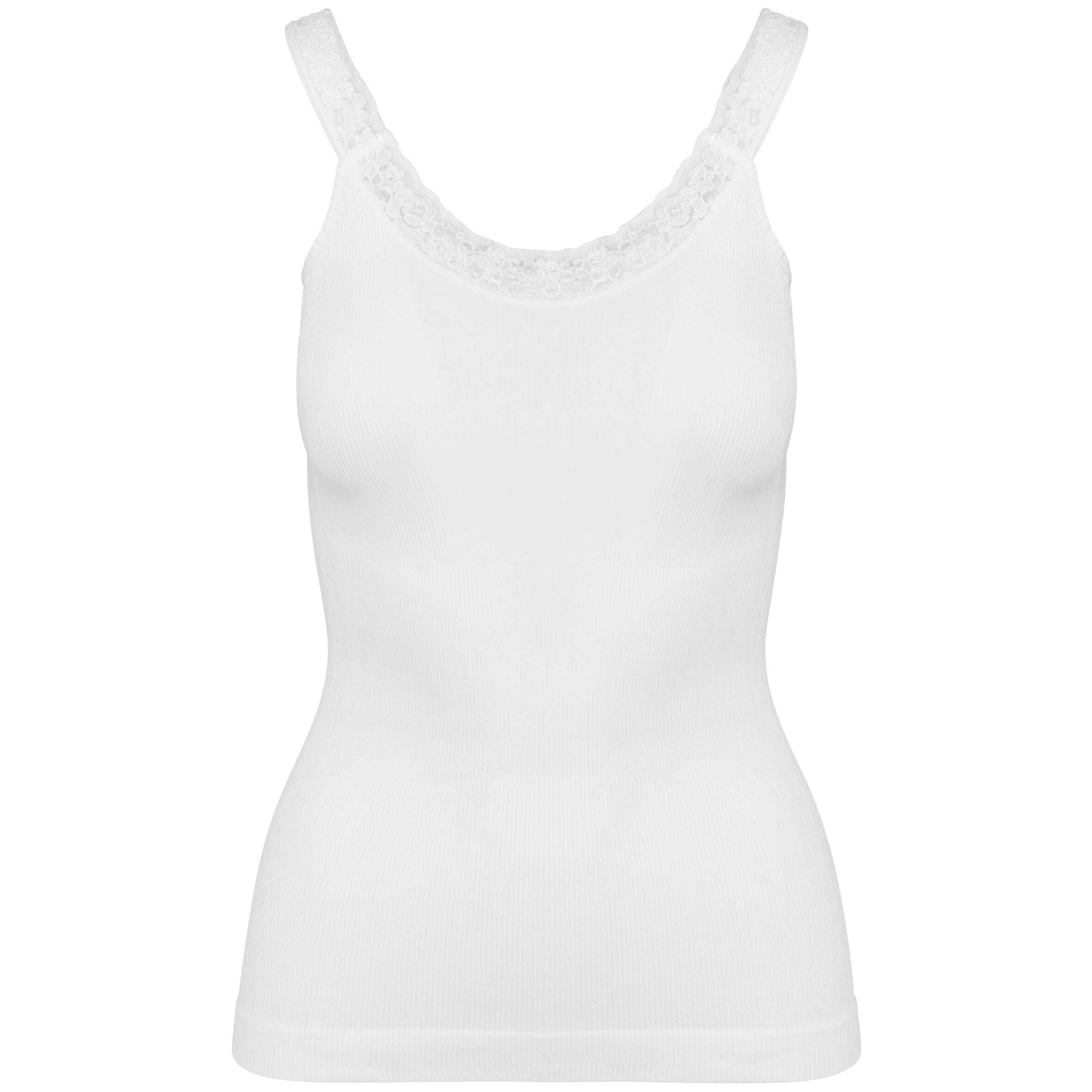 T-Shirts personnalisable KARIBAN Débardeur écoresponsable sans couture avec dentelle