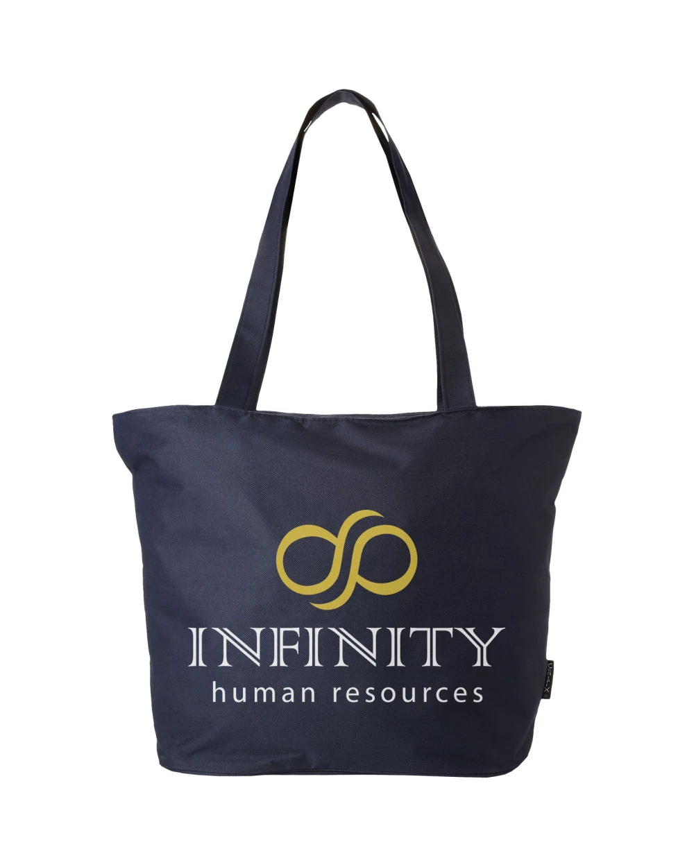 Tote bags 4DO Panama polyester draagtas met rits 20L voor bedrukking &amp; borduring