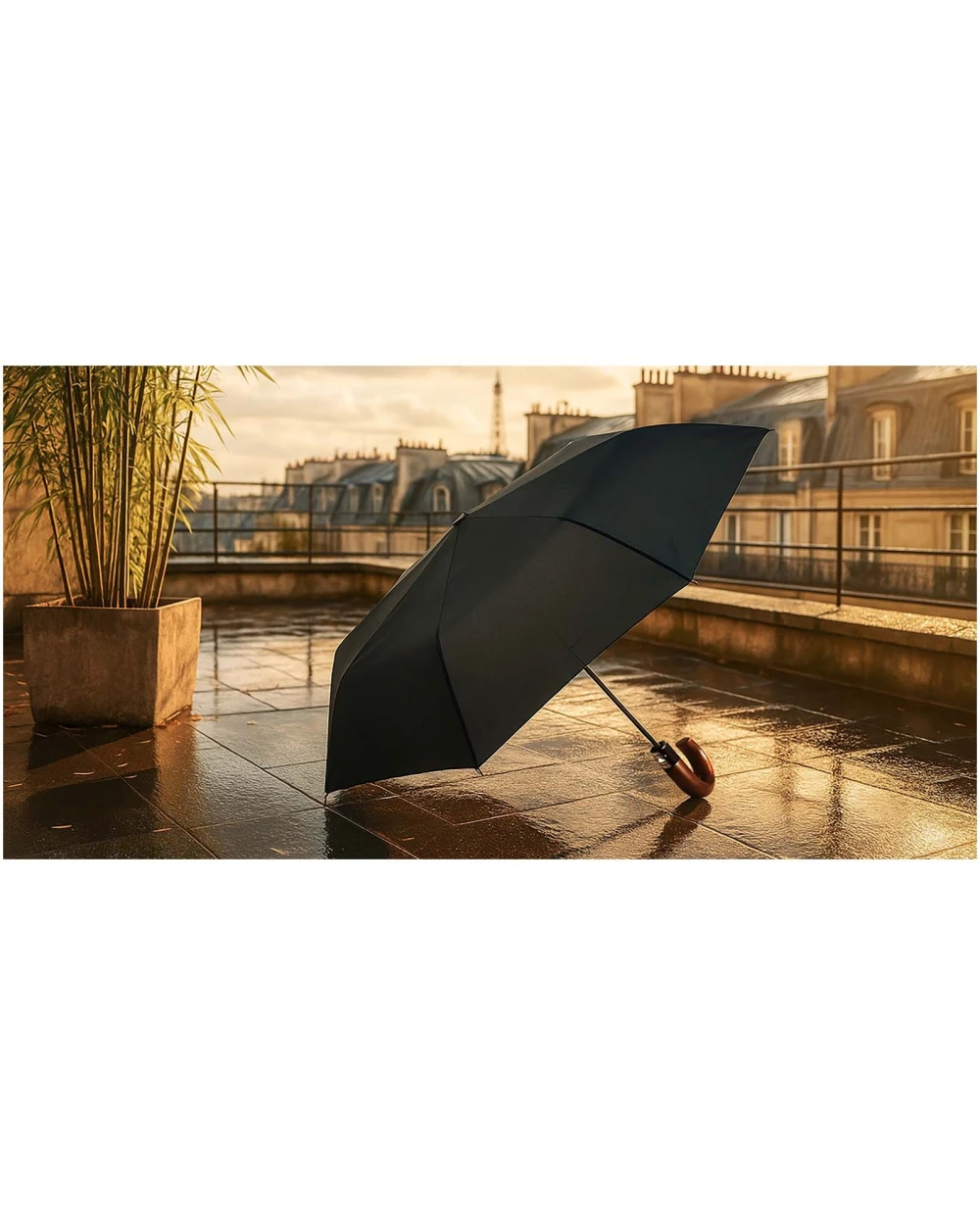 Parapluies personnalisable CITIZEN GREEN Citizen Green Pepin 22" folding umbrella