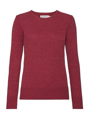 Ladies' Crew Neck Knitted Pullover