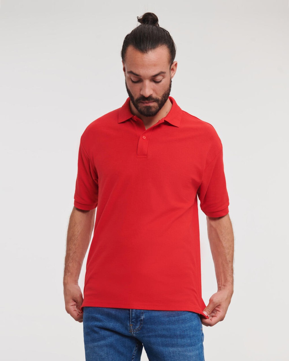Polo's RUSSELL Men's Classic Polycotton Polo voor bedrukking &amp; borduring