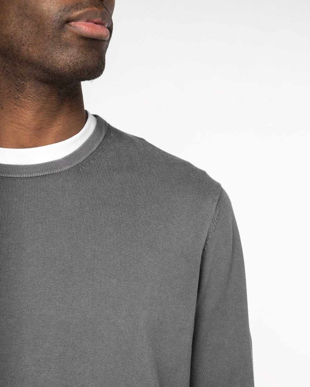 Pulls personnalisable NATIVE SPIRIT Pull écoresponsable délavé à col rond homme