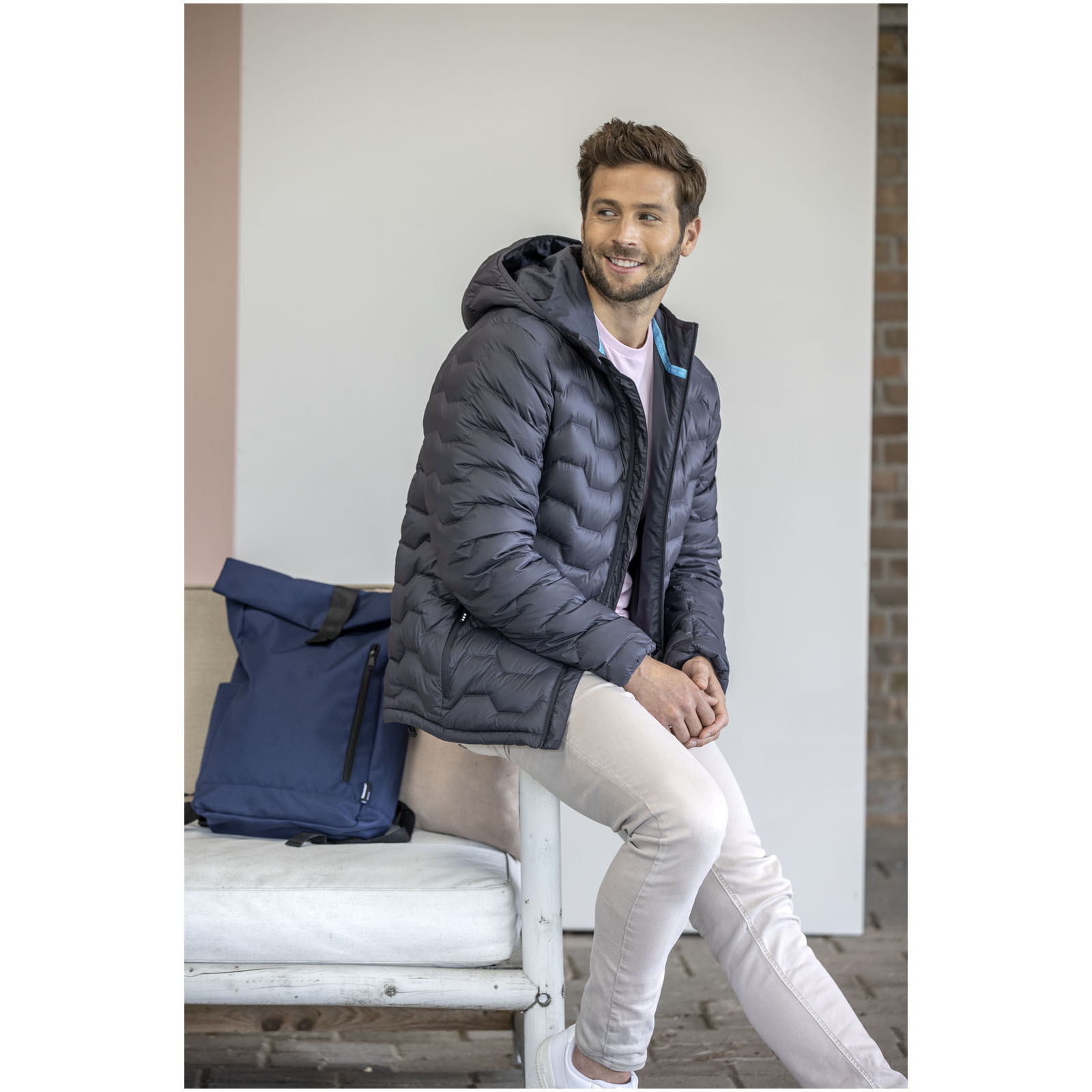 Vestes personnalisable ELEVATE Veste duvet isotherme Petalite recyclée certifiée GRS pour homme