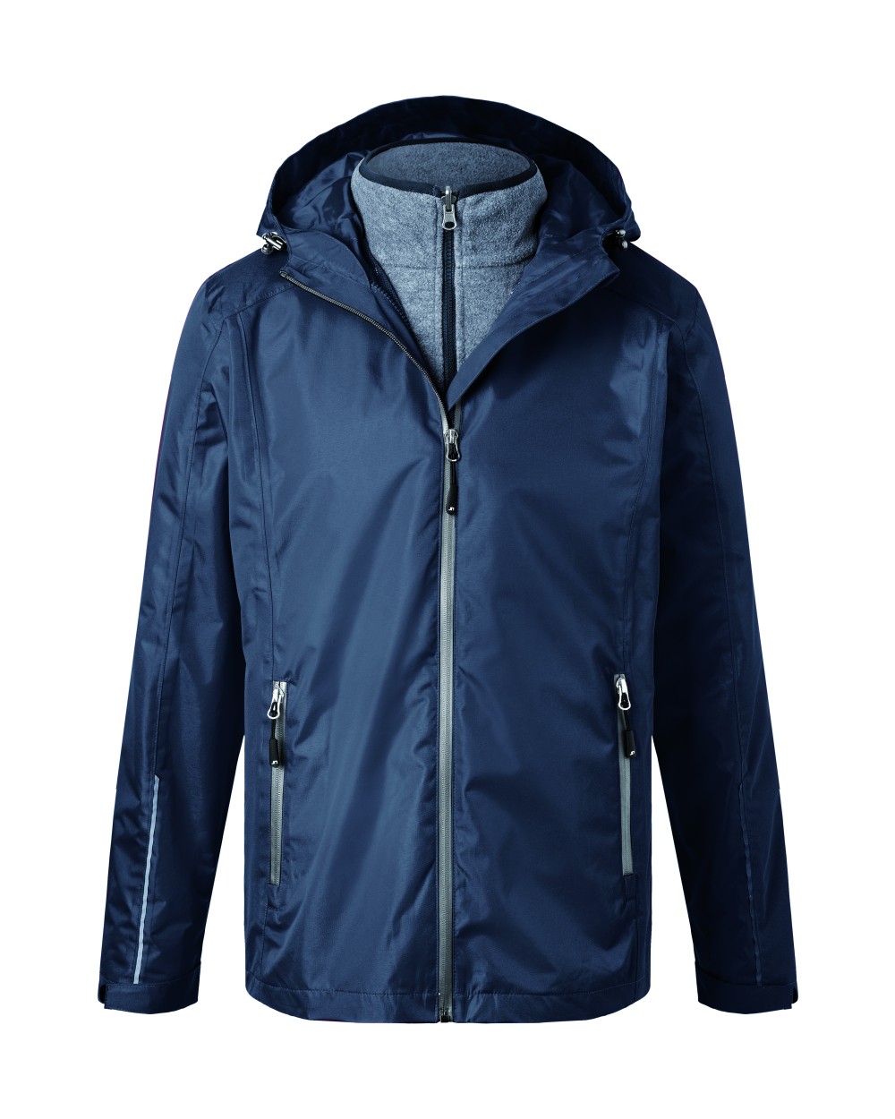 Jassen JAMES & NICHOLSON Men´s 3-in-1-Jacket voor bedrukking &amp; borduring