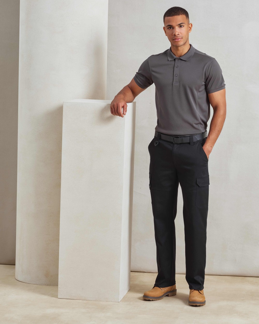 Broeken PREMIER Stretchchecker work cargo trousers voor bedrukking &amp; borduring