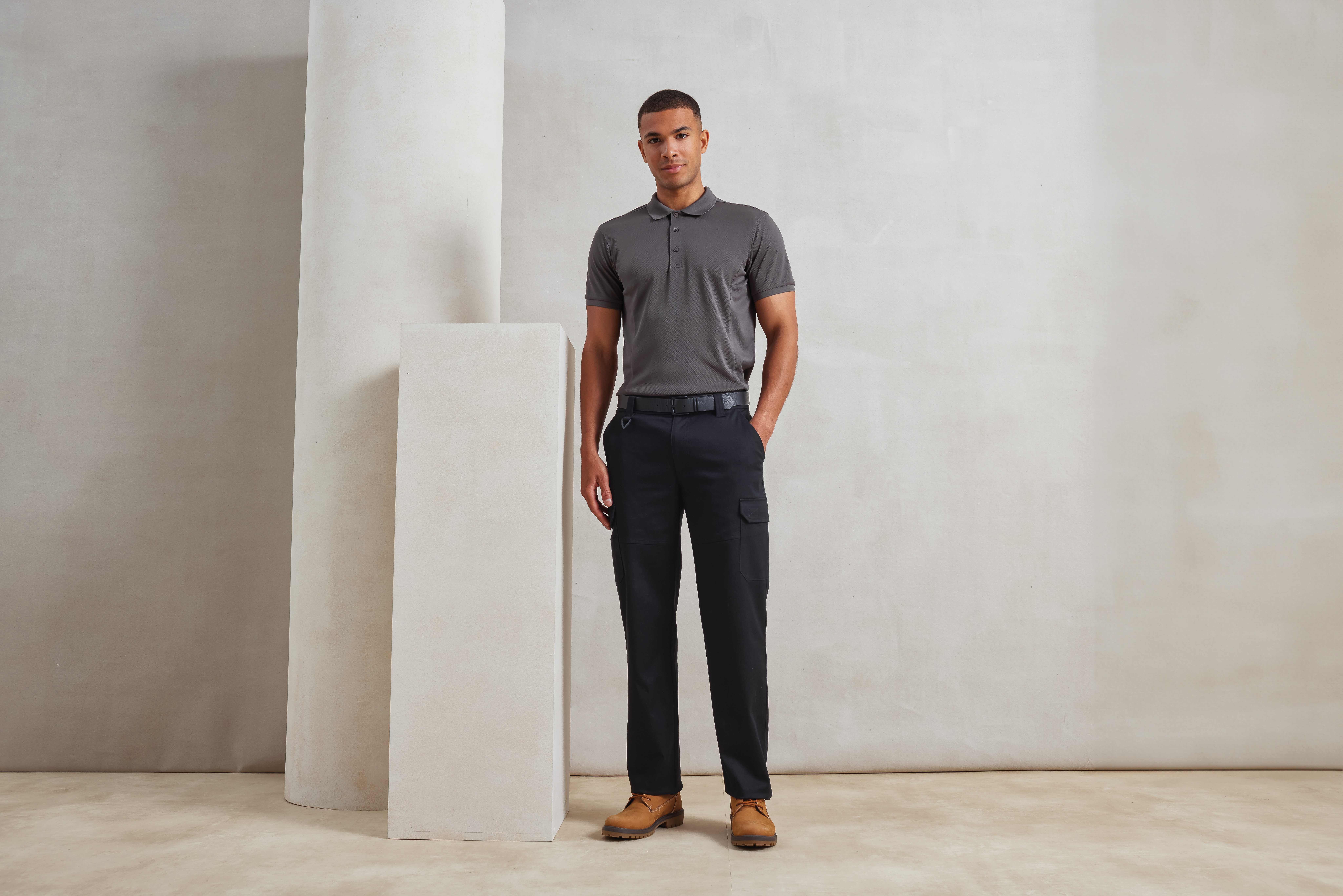 Pantalons personnalisable PREMIER Pantalon cargo de travail Stretchchecker