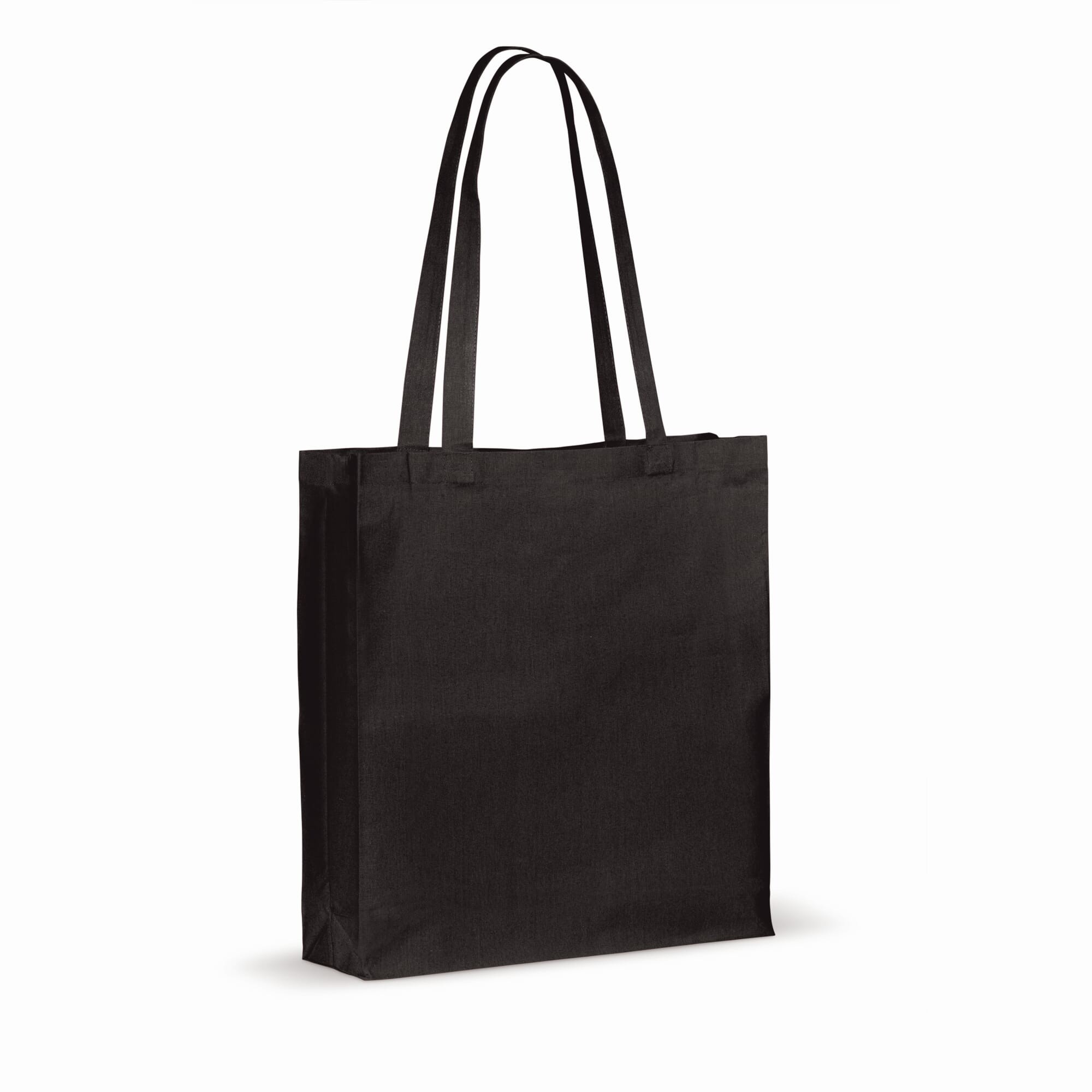 Tote bags personnalisable 4DO Sac en coton recyclé avec soufflet 140g/m² 38x10x42cm