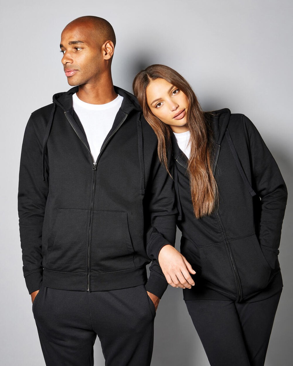 Sweat-shirts personnalisable KUSTOM KIT Regular Fit Zipped Hoodie Superwash® 60º