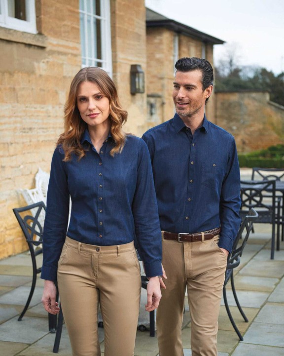 Hemden BROOK TAVERNER Blouse Banff voor bedrukking &amp; borduring