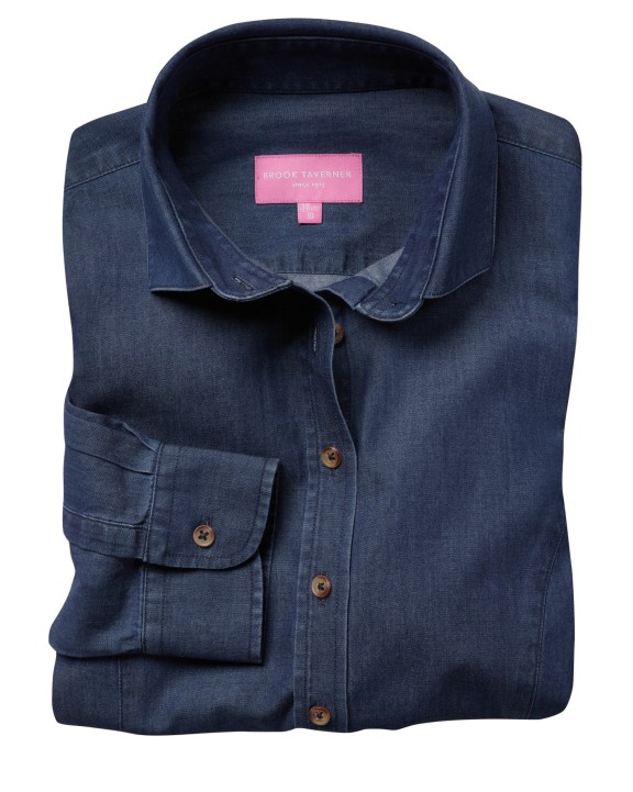Hemden BROOK TAVERNER Blouse Banff voor bedrukking &amp; borduring