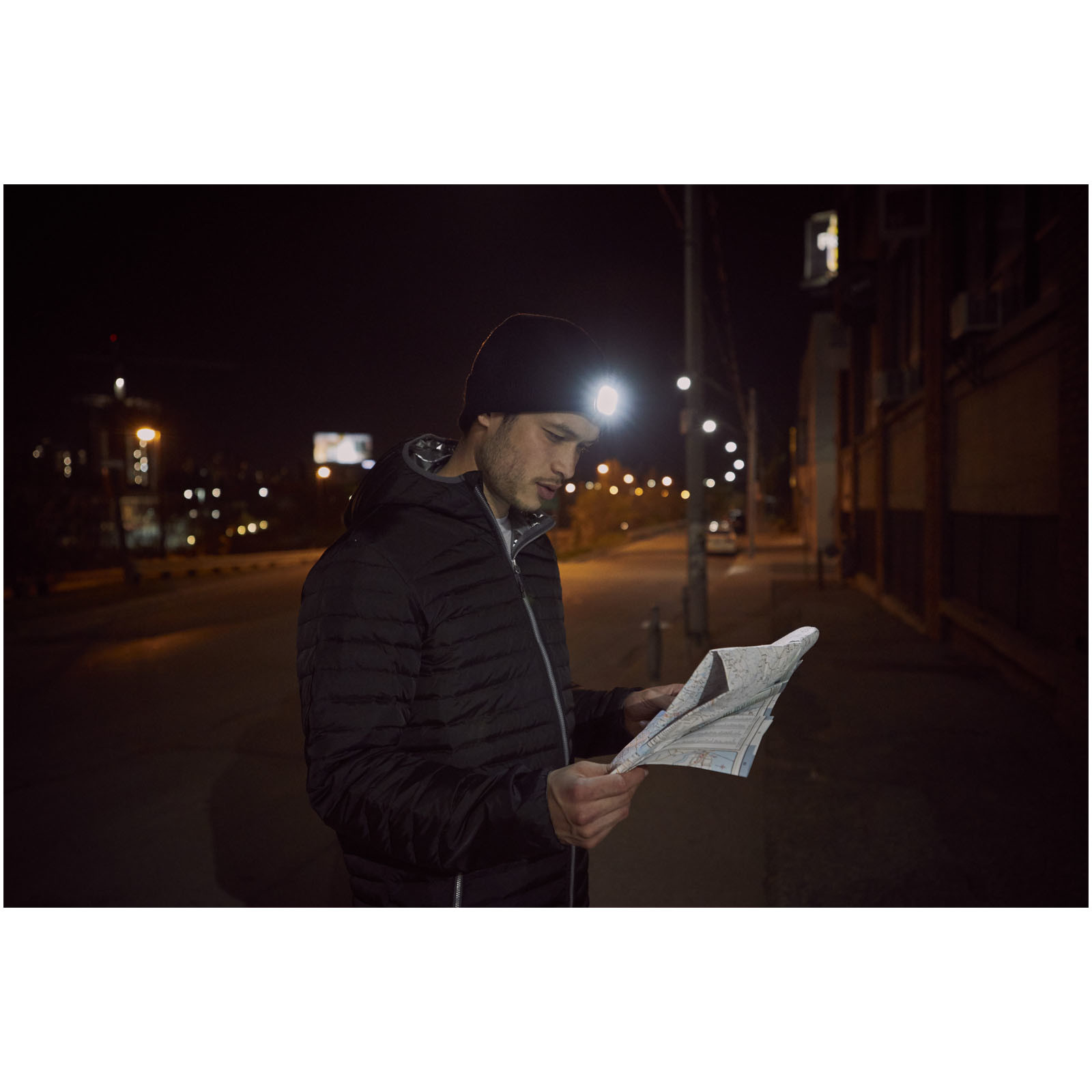 Bonnets personnalisable ELEVATE Mighty LED bonnet en tricot