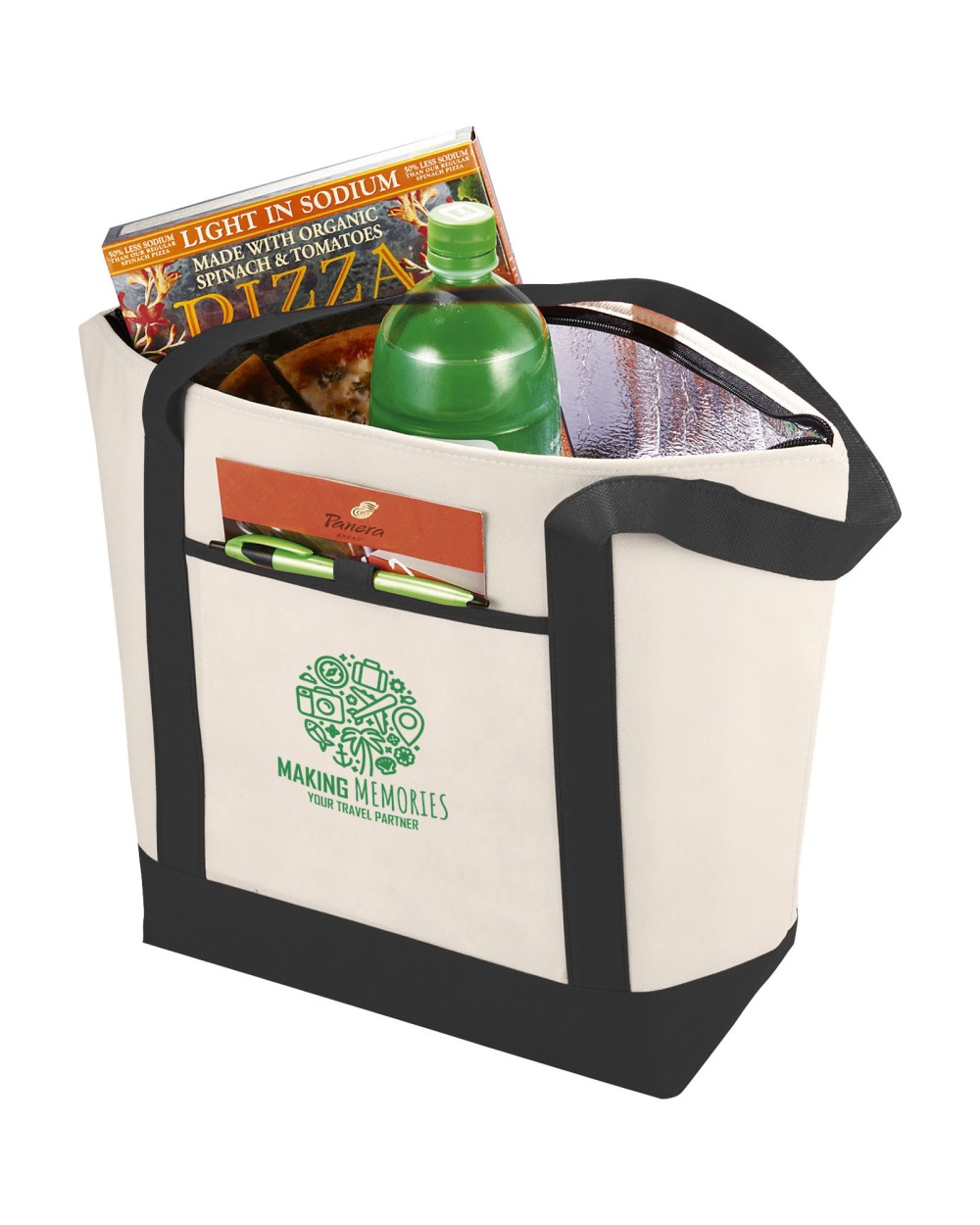 Tassen & Zakken 4DO Lighthouse non woven koeltas 21L voor bedrukking &amp; borduring