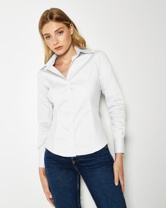 Chemises personnalisable KUSTOM KIT Women's Tailored Fit Premium Oxford Shirt