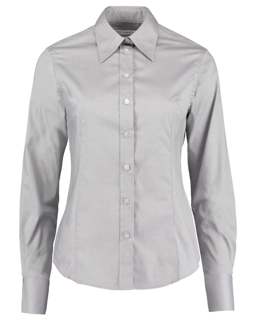 Hemden KUSTOM KIT Women's Tailored Fit Premium Oxford Shirt voor bedrukking &amp; borduring