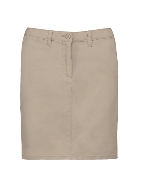 KARIBAN Jupe chino /api/colors/042d10ff-5237-48f2-bf6f-9177aa022f81 personnalisable