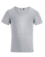 PROMODORO Men´s Slim Fit V-Neck-T T-Shirts personalisierbar