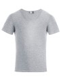 PROMODORO Men´s Slim Fit V-Neck-T T-Shirts personalisierbar