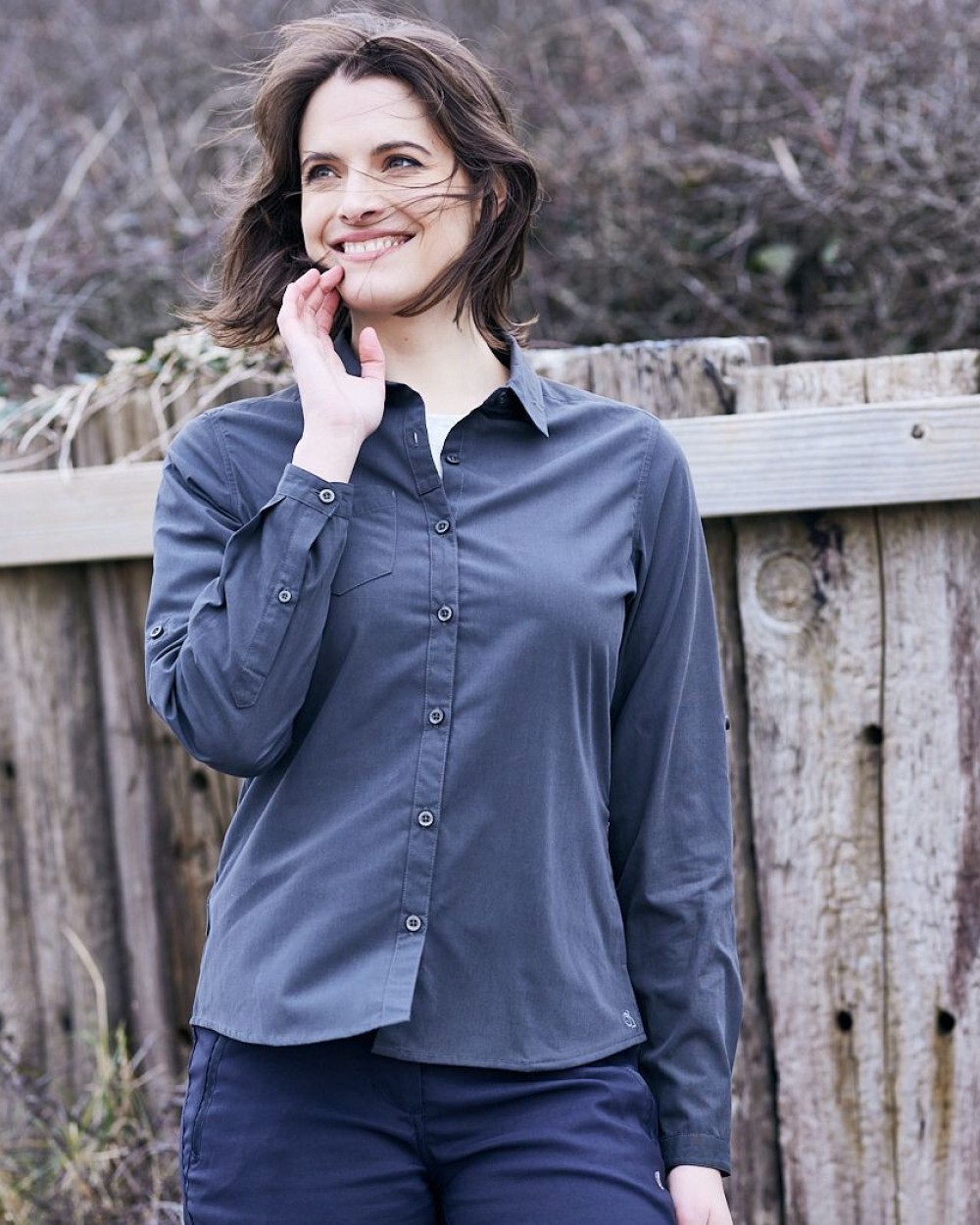 Chemises personnalisable CRAGHOPPERS EXPERT EXPERT WOMENS KIWI LONG SLEEVED SHIRT