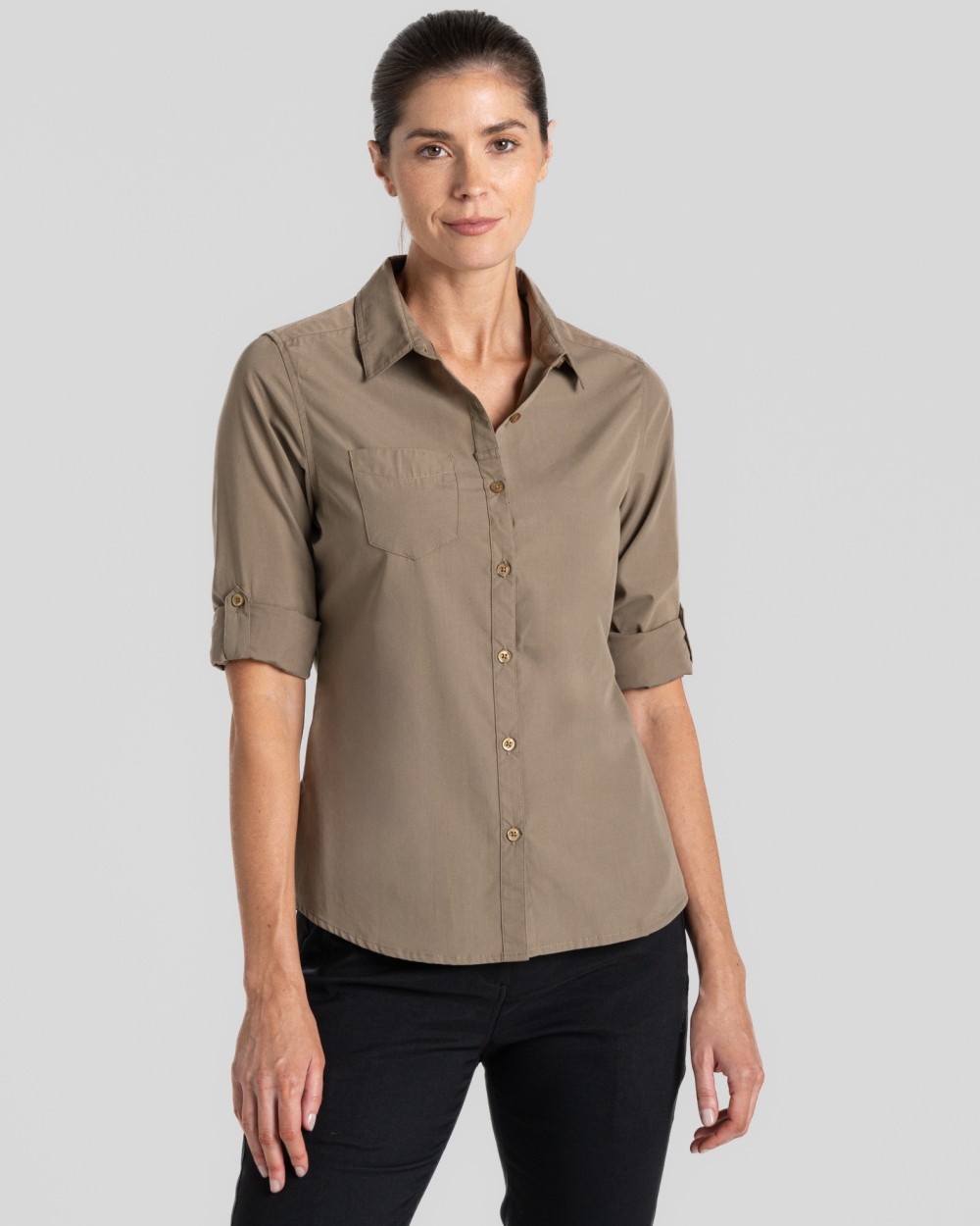 Chemises personnalisable CRAGHOPPERS EXPERT EXPERT WOMENS KIWI LONG SLEEVED SHIRT
