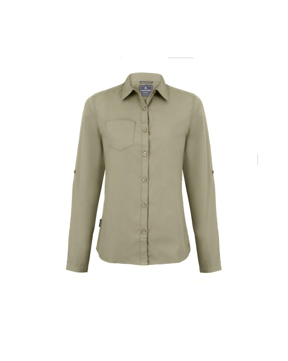 Hemden CRAGHOPPERS EXPERT EXPERT WOMENS KIWI LONG SLEEVED SHIRT voor bedrukking &amp; borduring