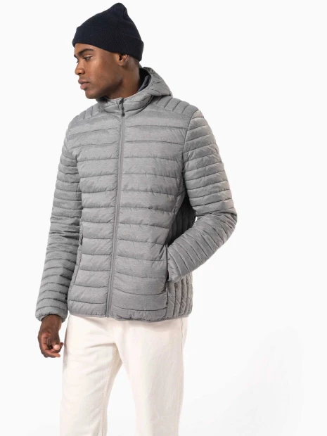 Vestes à personnaliser KARIBAN Doudoune légère capuche homme 