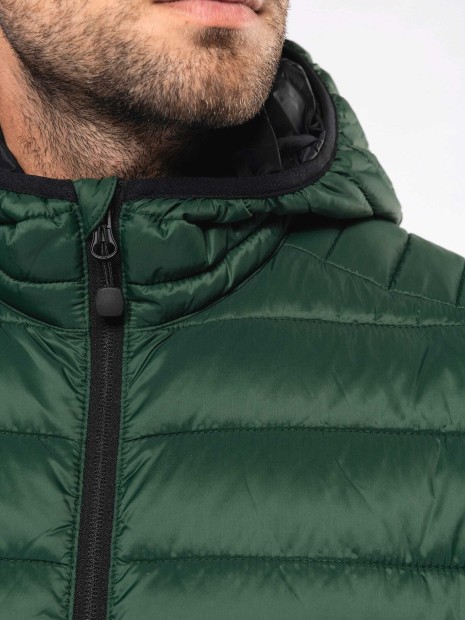 Vestes à personnaliser KARIBAN Doudoune légère capuche homme 