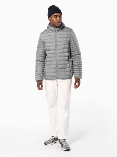 Vestes à personnaliser KARIBAN Doudoune légère capuche homme 