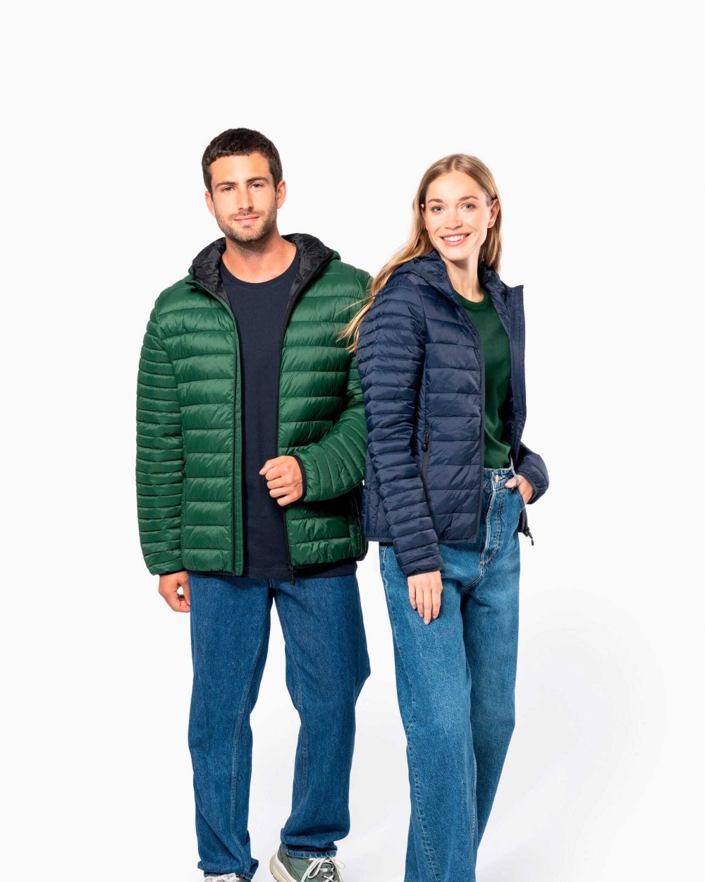 Vestes personnalisable KARIBAN Doudoune légère capuche homme