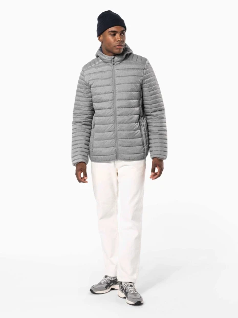 Vestes à personnaliser KARIBAN Doudoune légère capuche homme 