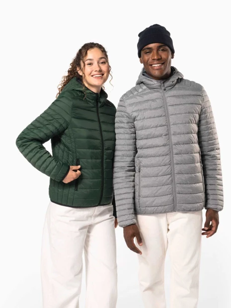 Vestes à personnaliser KARIBAN Doudoune légère capuche homme 