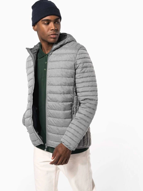 Vestes à personnaliser KARIBAN Doudoune légère capuche homme 