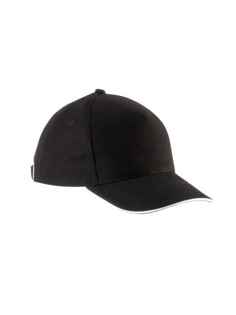K-UP Casquette enfant avec sandwich contrasté - 5 panneaux /api/colors/e945e77a-c49d-482d-a416-924871e9a782 personnalisable