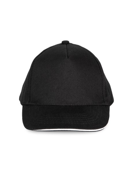 K-UP Casquette enfant avec sandwich contrasté - 5 panneaux /api/colors/e945e77a-c49d-482d-a416-924871e9a782 personnalisable