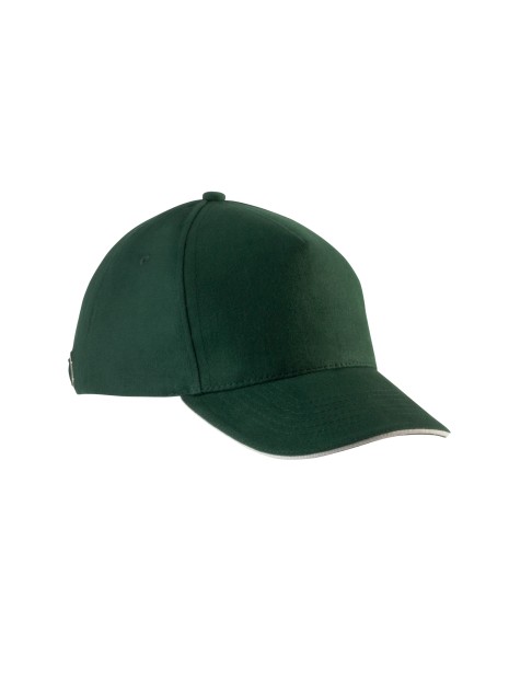 K-UP Casquette enfant avec sandwich contrasté - 5 panneaux /api/colors/debf5a20-ee24-473b-8cad-f0bdbe5aa54e personnalisable
