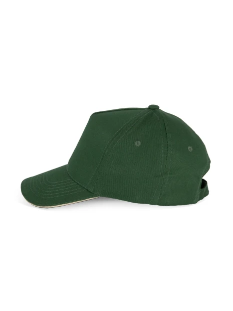 K-UP Casquette enfant avec sandwich contrasté - 5 panneaux /api/colors/debf5a20-ee24-473b-8cad-f0bdbe5aa54e personnalisable